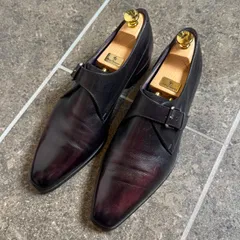 【美品】 Berluti  ベルルッティ デムジュール　パープル　サイズ7のサムネイル