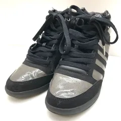 adidas NEO レディース ハイカット スニーカー 23.5cm  ブラック チャコールブラウン 靴 アディダスネオ SGKY26-2506のサムネイル