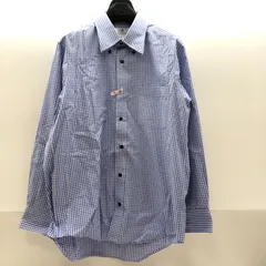 LANVIN メンズ長袖シャツ チェック柄 ブルー 日本製 高島屋 ランバン SGKY26-2264のサムネイル