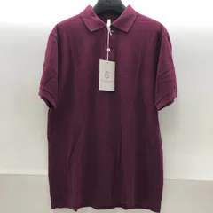 【タグ付き/未使用】SCYE BASICS メンズ 半袖 ポロシャツ 36サイズ バーガンディ サイベーシックス SGSF26-1927のサムネイル
