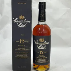 【未成年の飲酒は法律で禁じられています】カナディアンクラブ クラシック 12年 ウイスキー カナダ 700mlのサムネイル