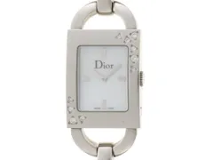 Dior  ディオール  腕時計  マリス  ダイヤベゼル  D78-1091  ステンレススチール  ホワイトシェル文字盤  クオーツ  レディース時計  207【中古】2148104160782のサムネイル
