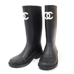 CHANEL シャネル レインブーツ 37 ジェニー着用 【新品未使用】 - メルカリ