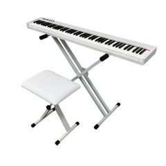 NikoMaku SWAN S 88鍵電子ピアノ 本体 ホワイト 白 保存袋付 - メルカリ