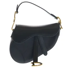 Christian Dior (クリスチャンディオール) Saddle サドルバッグ ミニ ハンドバッグ ブラックのサムネイル