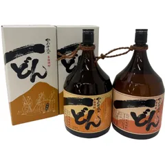 2本セット 焼酎 一どん 1800ml 25度 杜氏の里笠沙 箱付属 【新品未開栓品】 22607K982のサムネイル