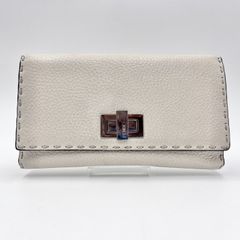 希少カラー✨フェンディ 長財布 セレリア ピーカブー ターンロック