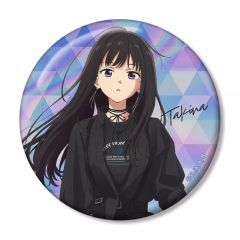 [중고] 배지 ·빈즈 이노우에 타키나 meagratia 협업 신작 75mm 오로라 캔 배지 [TV 애니메이션 리콜리스 리코일]