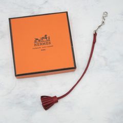 HERMES☆カルメンチータ☆ブックマーク☆しおり☆栞☆レザーチャーム