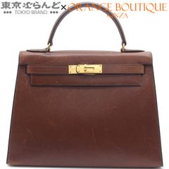 エルメス HERMES ケリー28 〇J刻印 ダークブラウン ゴールド金具 クシュベル 外縫 ヴィンテージ ハンドバッグ レディース 101883350のサムネイル