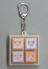 [Used] Keychain - I.N (Stray Kids) SKZOO Pochi Pochi Keyboard Charm Foxl.Ny - Prize from "SKZOO Pon ~We STAY. together~ Online Lottery"
