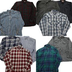 古着卸 まとめ売り ブランド 長袖シャツ 10枚セット ( メンズ 2XL