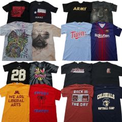 古着卸 まとめ売り プリント Tシャツ 16枚セット ( メンズ 2XL ) プロ