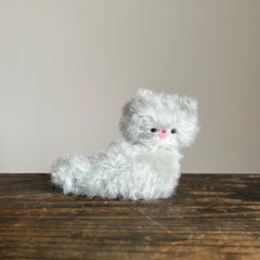 とけそうな、ねこ ( 空色 / ぺろんっ ) Cora 猫 ぬいぐるみ 作家