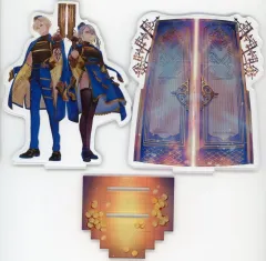 【中古】アクリルスタンド・アクリルパネル ヴィレス＆ラシュリィ(扉前) アクリルスタンド 「魔法使いと黒猫のウィズ 黒ウィズ×東急ハンズ SOUL BANKERグッズフェア ～ようこそ、幻想銀行ローカパーラへ～」のサムネイル