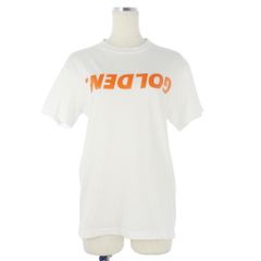 ゴールデングース GOLDEN GOOSE ロゴ プリント Tシャツ カットソー 半袖 XS 白 ホワイトのサムネイル