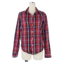 フランク&アイリーン Frank&Eileen BARRY チェックシャツ ネルシャツ 長袖 XS 赤 レッドのサムネイル