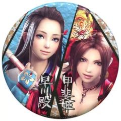 Happyくじ 戦国無双4 H賞 BIG缶バッジ 織田信長＆明智光秀 - メルカリ