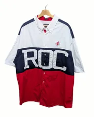 ROCAWEAR（ロカウェア） ビッグロゴ 半袖 ボタンダウンシャツ XXLのサムネイル