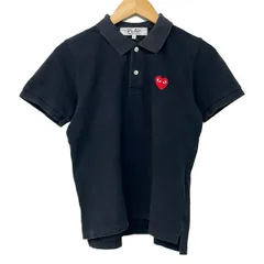 PLAY COMMEdesGARCONS(プレイコムデギャルソン) 半袖ポロシャツ サイズL レディース美品  - ダークネイビーのサムネイル