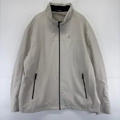 古着 ノーティカ NAUTICA ジャケット フルジップ ナイロン プリント 大きいサイズ 2XL  グレー系 メンズのサムネイル