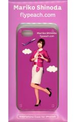 [중고]휴대 재킷·커버 시노다 마리코 iPhone5 케이스 [Peach×시노다 마리코]