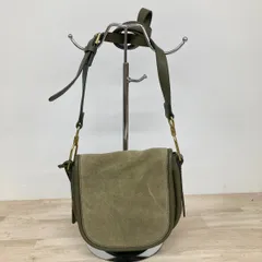 FOSSIL フォッシル ショルダーバッグ カーキ オリーブ系 スエード切替 ゴールド金具 レディース 斜め掛け カバン[OC03291]のサムネイル