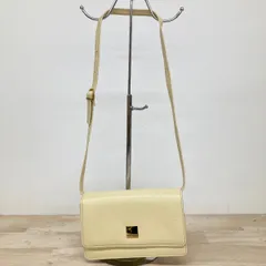 美品 YUKI TORII/ユキトリイ ショルダーバッグ リザード型押し アイボリー系/ライトベージュ ゴールド金具 レディース 鞄[OC03292]のサムネイル