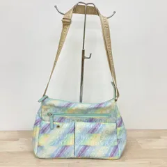 美品 CHARLES JOURDAN/シャルルジョルダン ショルダーバッグ マルチカラー ロゴ柄 斜め掛け カバン/鞄 レディース[OG00047]のサムネイル