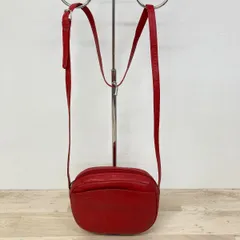 LANCEL PARIS ランセル ショルダーバッグ レッド/赤 イタリア製/MADE IN ITALY 斜め掛け カバン レディース[OM03423]のサムネイル