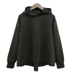 セオリーリュクス theory luxe 22SS LINEE ジャージー プルーオーバー パーカー 38 ブラックのサムネイル