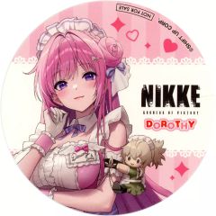 [중고] 코스터 도로시(등신) 페이퍼 코스터 [승리의 여신:NIKKE×and GALLERY Collaboration Cafe] 콜라보 메뉴 주문 특전