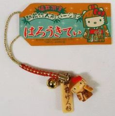 ご当地キティ 根付け 福井限定 越前竹人形バージョン ストラップ レア