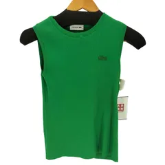 ラコステ LACOSTE クールマックスリブニットタンクトップ レディース  36のサムネイル
