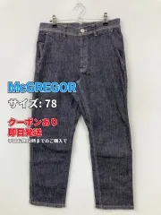 McGREGOR マックレガー デニムパンツ 78 ブルー フルレングス 無地 スタンダード ストレート レギュラー リジッド・ワンウォッシュ レディースのサムネイル