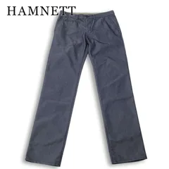 【美品】HAMNETT キャサリン ハムネット 通年★ スリム スラックス パンツ 日本製 Sz.LL メンズのサムネイル