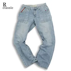 RealBvoice リアルビーボイス 通年 USED加工★ デニム ベイカー パンツ ジーンズ Sz.32　メンズのサムネイル