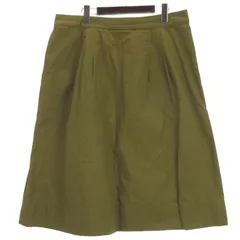 エディーバウアー EDDIE BAUER スカート ひざ丈 コットン カーキ PXL 大きいサイズ ■FFのサムネイル