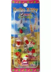 レア◆キティ　鳥取限定　なしver.　二つ折り携帯用ストラップキーホルダー　0l 中古】ストラップ(キャラクター) キティ なしバージョン 二つ折り携帯