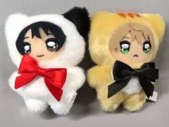 ペルソナ5 ロイヤル 主人公ジョーカー&明智吾郎ちびぐるみ ぬいぐるみ