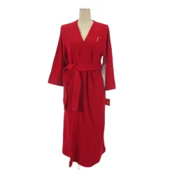 イヴサンローラン YVES SAINT LAURENT バスローブ パイル地 レッド 155-85 ■GY47のサムネイル
