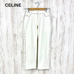 セリーヌ デニムパンツ ジーンズ 刺繍ロゴ トリオンフ ストレッチ