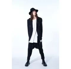 YOHJI YAMAMOTO ヨウジヤマモト SYTE ウール ギャバジン スリム サルエル パンツ 出品のサムネイル