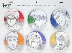[Used] Badge/Pin Collection (6-piece set C)Attack Titan Season 2