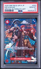 PSA10 ワンピースカード キッド＆キラー SR パラレル - メルカリ