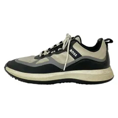 HUGOBOSS(ヒューゴボス) スニーカー メンズ - 50480883 ライトグレー×ダークグレー×黒 BOSS/41のサムネイル
