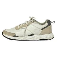 HUGOBOSS(ヒューゴボス) スニーカー 41 メンズ - 50459890 白×ベージュ×グレー スエード切り替えのサムネイル