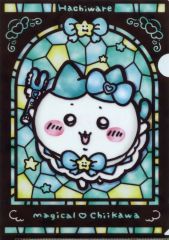 [중고] 클리어 파일 꿀벌 A4 스테인드 글라스 풍 클리어 파일 [치이카와 뭔가 작고 귀여운 녀석 마지카루 치이카와]