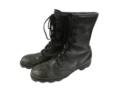 ヴィンテージ VINTAGE 90s US ARMY 米軍実物 コンバットブーツ 10.5 R レザー スチールトゥ レースアップ ブラックのサムネイル