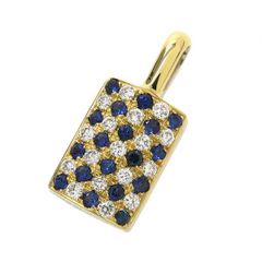 ☆K18 サファイア1.97ct付きデザインペンダント☆ - メルカリ